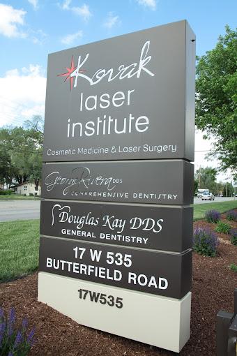 exterior signage of george rivera dds | dentist oakbrook terrace il