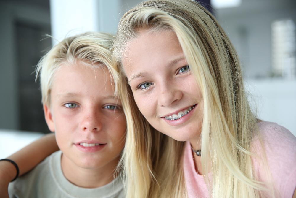 two children smiling | dentist oakbrook terrace il